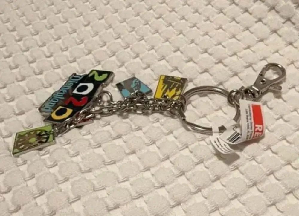 Disney Parks 2020 Disneyland Resort Multi-Charm Keychain